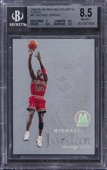 1998-99 Skybox Molten Metal Fusion #41F Michael Jordan Card (#022/250) - BGS NM-MT+ 8.5
